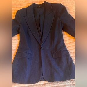 Gorgeous one-button jacket from Express in navy blue. Like new. XS